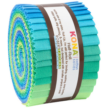 Half Rolls Kona Cotton HR-148-24 Mermaid Shores Palette