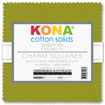 Charm Squares Kona Cotton CHS-563-101 Dusty