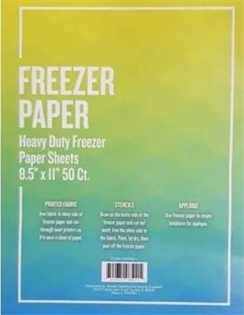 Freezer Paper Sheets 8,5 x 11 Inch (50 pc), Central and Main