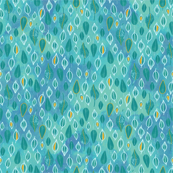 Windham Fabrics 54029DM-4 Ebb & Flow Trickle - Turquoise