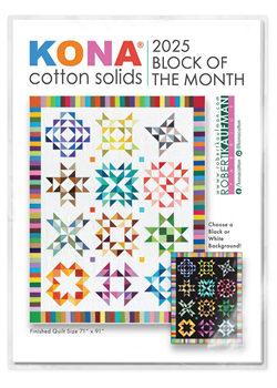 Kona Cotton Solids Block of the Month