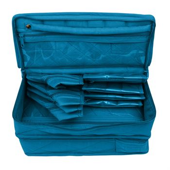 Yazzii CA610A Deluxe Craft Storage Organizer Aqua