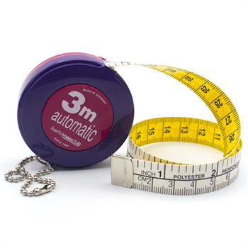 EXTRA LONG RETRACTABLE TAPE MEASURE (cm/inch) 3m/120", BOHIN