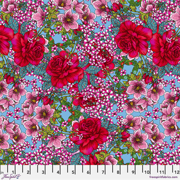 Free Spirit PWOB-101 Language of Flowers Under the Pergola Blue